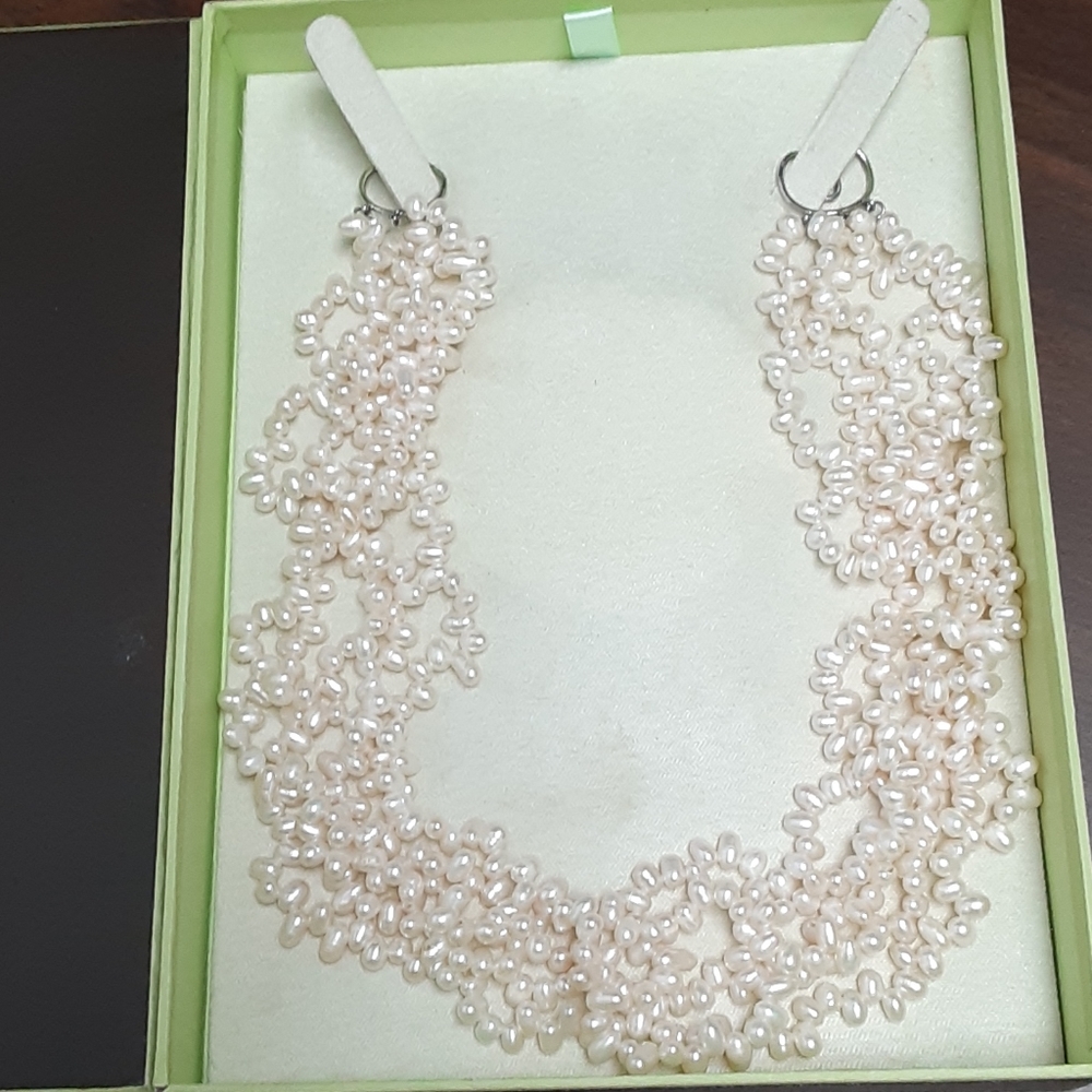 Cultured Freshwater Pearl 5 Strand Necklace